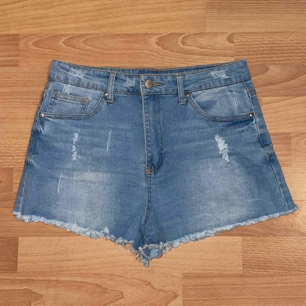 High Waisted Jean Shorts
